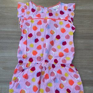 CAT & JACK GIRLS POLKA DOT ONE PIECE ROMPER